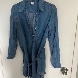 H&M Mama maternity Chambray tunic - size small